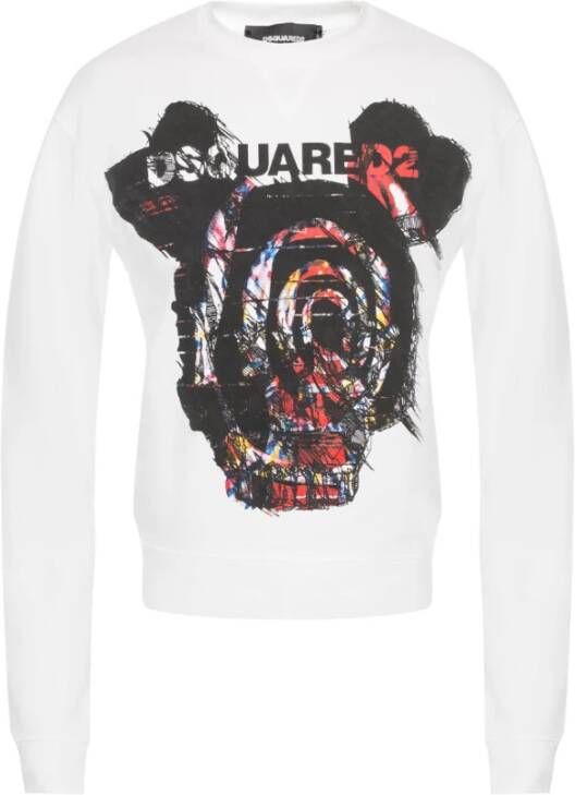Dsquared2 Sweatshirts Wit Heren