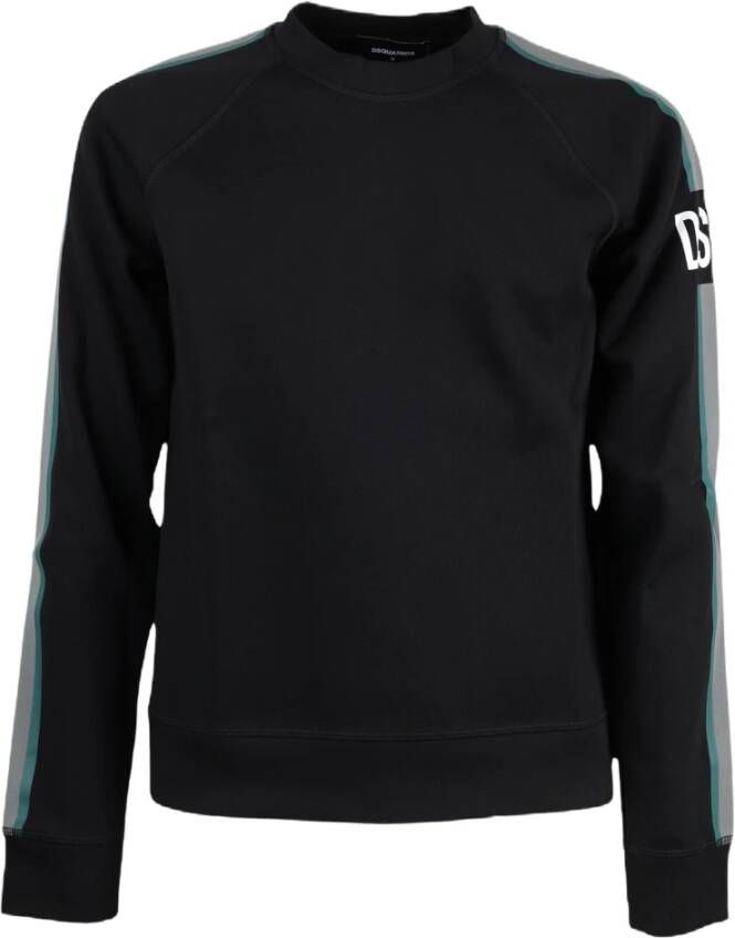 Dsquared2 Moderne Katoenen Sweatshirt Black Heren