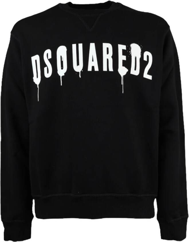 Dsquared2 Felpa Sweatshirt Black Heren