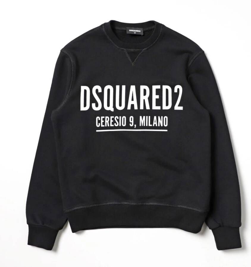 DSQUARED2 KIDS Sweater met logoprint Zwart - Foto 2