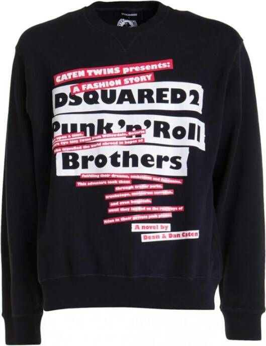 Dsquared2 Sweatshirts Zwart Heren