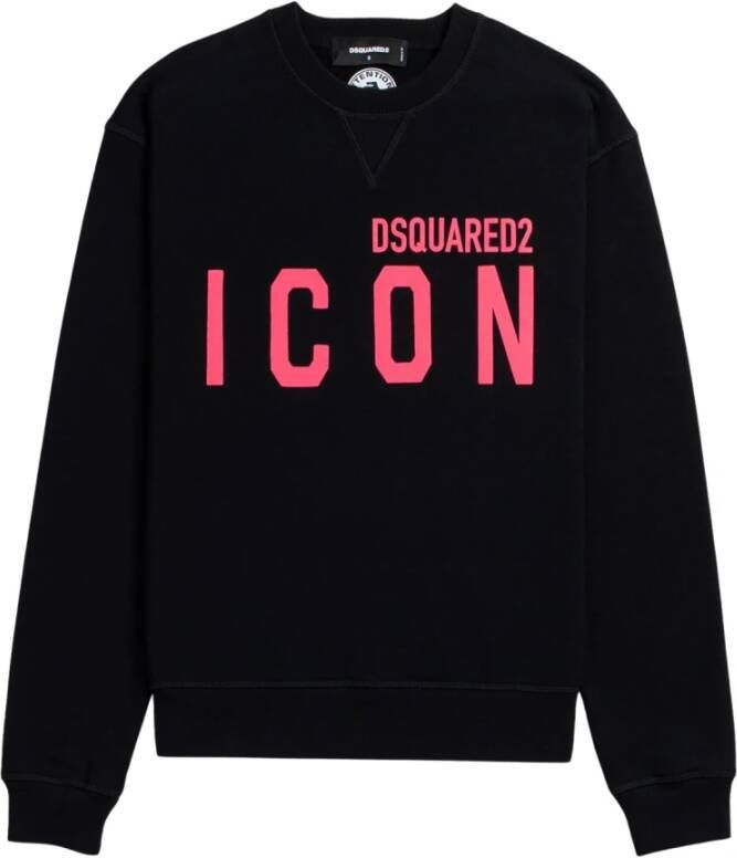 Dsquared2 Sweaters Black Zwart Heren