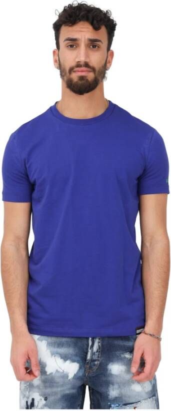 Dsquared2 T-shirt Blauw Heren
