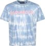 Dsquared2 Katoenen T-shirt Verfrissende Print Korte Mouw Blauw Heren - Thumbnail 5