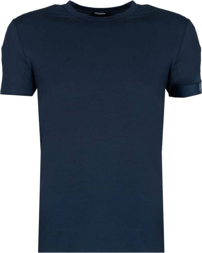 Dsquared2 T-shirt Blauw Heren