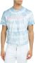 Dsquared2 Katoenen T-shirt Verfrissende Print Korte Mouw Blauw Heren - Thumbnail 1