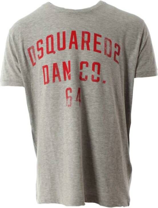 Dsquared2 T-shirt maat XL Grijs Heren