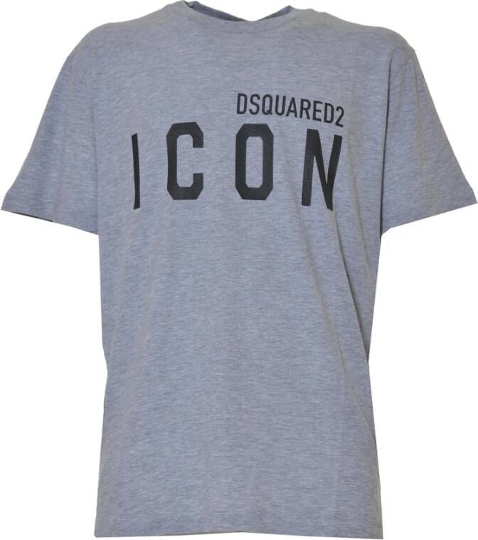 Dsquared2 Stijlvolle T-shirts Gray Heren
