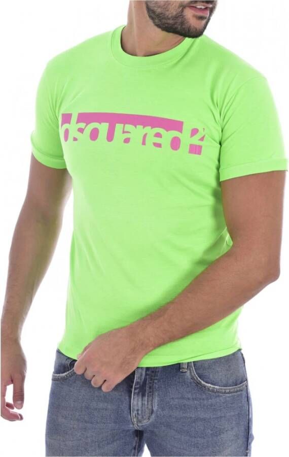 Dsquared2 t-shirt Groen Heren