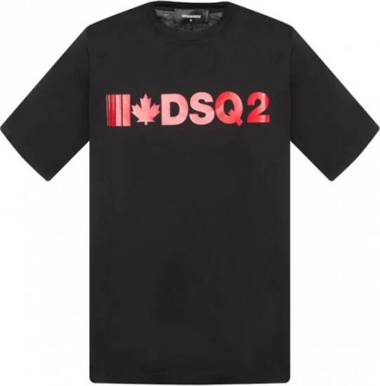 Dsquared2 T-shirt iconisch Zwart Heren