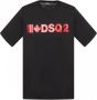 Dsquared2 T-shirt iconisch Zwart Heren - Thumbnail 3