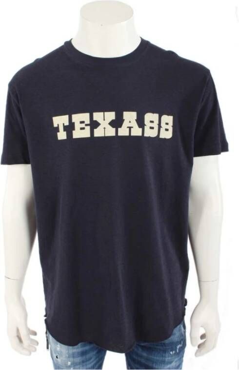 Dsquared2 T-shirt maat XL Blauw Heren