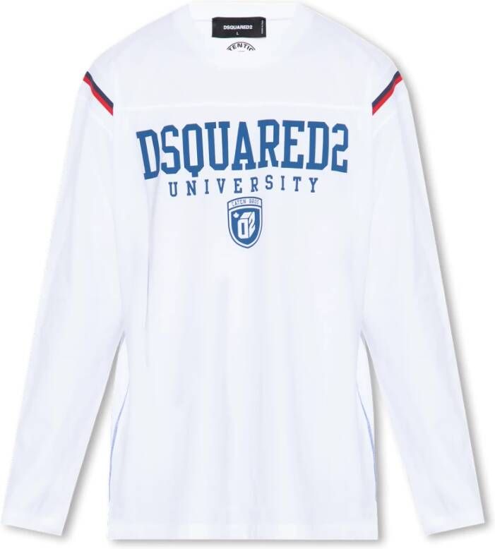 Dsquared2 Premium Heren Sweatshirt Stijlvolle Upgrade White Heren
