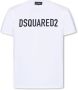 Dsquared2 Logo-Print Katoenen T-Shirt voor Heren White Heren - Thumbnail 2