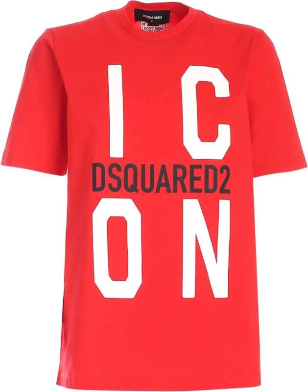 Dsquared2 T-shirt Rood Heren
