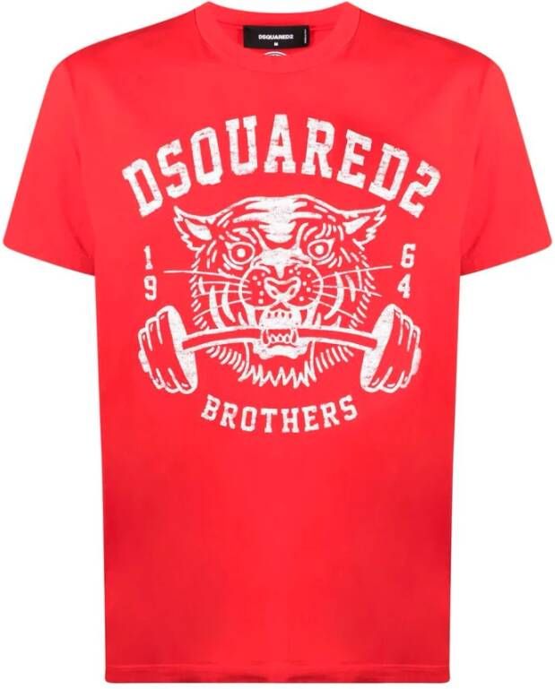 Dsquared2 t-shirt Rood Heren