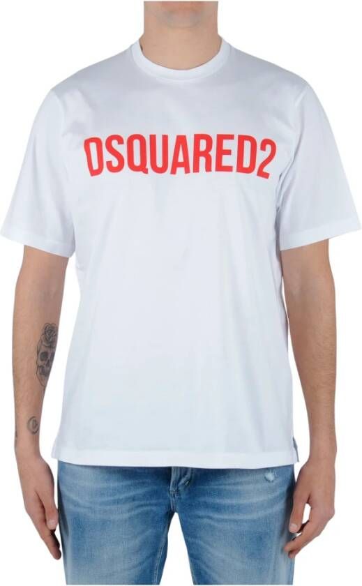 Dsquared2 T-shirt S71Gd1134 S23009 Wit Heren