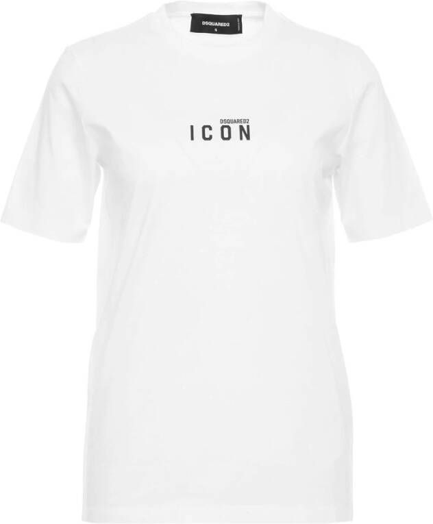 Dsquared2 T-shirt S80Gc0009 S23009 21 White Dames