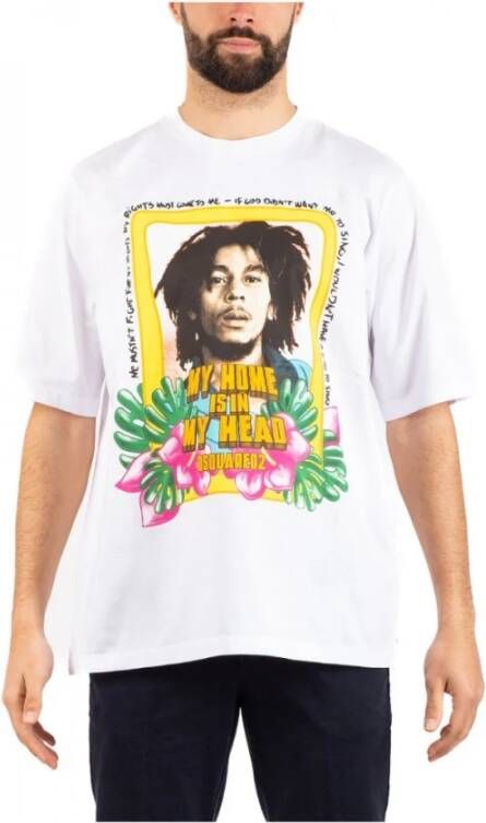 Dsquared2 T-shirt Wit Heren