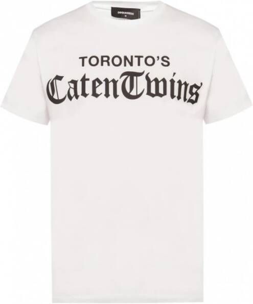 Dsquared2 T-shirt Wit Heren
