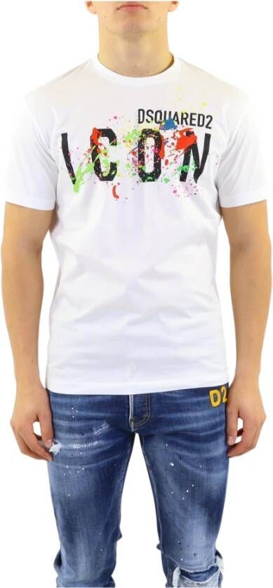 Dsquared2 T-Shirt Wit Heren