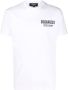 Dsquared2 Witte Heren T-shirt met Ronde Hals en Frontaal Logo Wit Heren - Thumbnail 1