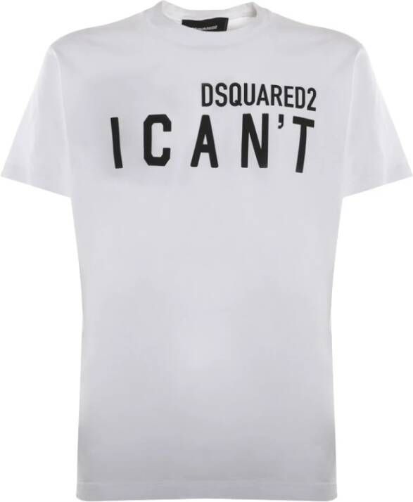 Dsquared2 t-shirt Wit Heren