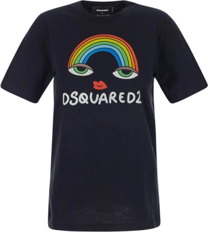 Dsquared2 t-shirt Zwart Dames
