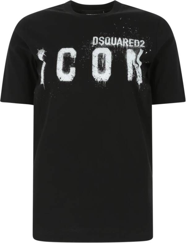Dsquared2 T-Shirt Zwart Dames