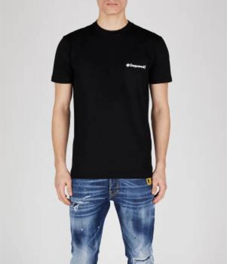 Dsquared2 t-shirt Zwart Heren