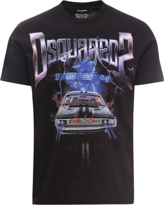 Dsquared2 T-shirt Zwart Heren