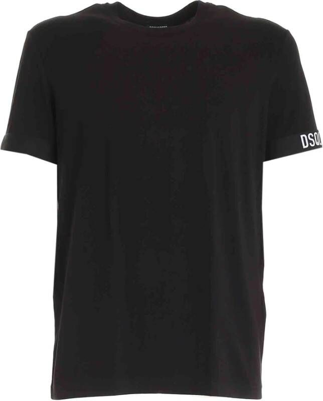 Dsquared2 T-shirt Zwart Heren
