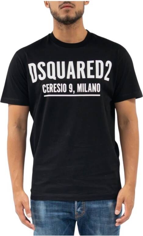 Dsquared2 T-shirt Zwart Heren