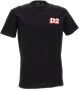 Dsquared2 Stijlvol Zwart T-shirt met Logo Print Black Heren - Thumbnail 1