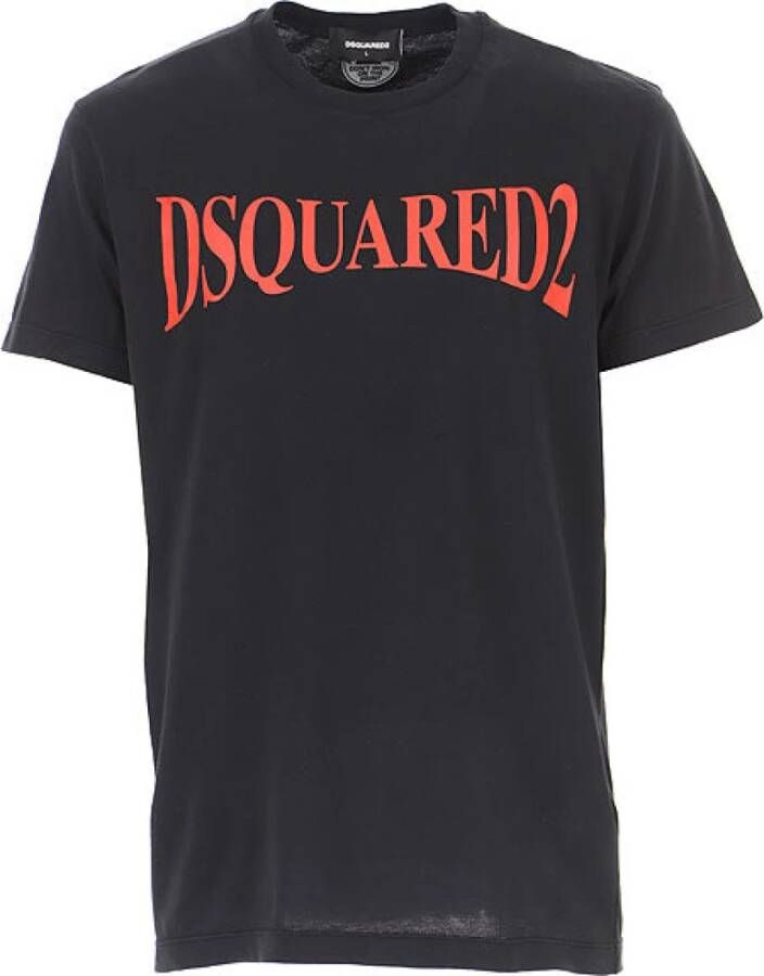Dsquared2 T-shirt Zwart Heren