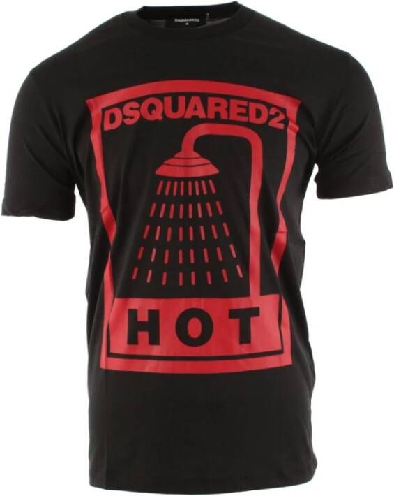 Dsquared2 Zwarte Cool Fit Heren T-shirt Zwart Heren