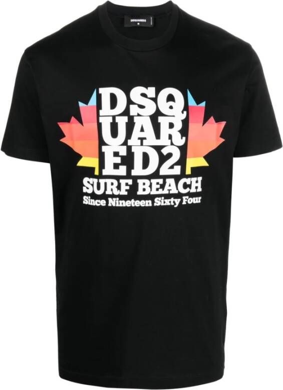 Dsquared2 T-Shirt Zwart Heren
