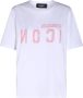 Dsquared2 Iconisch T-shirt voor vrouwen: Verhoog je modegame! White Dames - Thumbnail 5