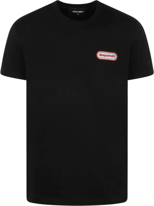 Dsquared2 T-Shirts Blauw Heren