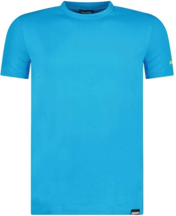 Dsquared2 T-Shirts Blauw Heren