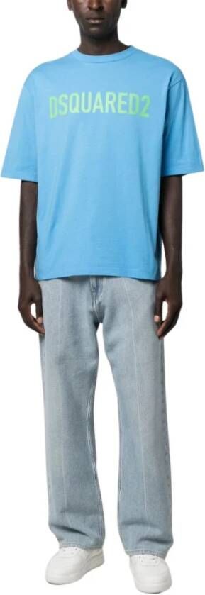 Dsquared2 Heren Eco Dyed Blauw Blue Heren