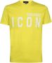 Dsquared2 T-shirts and Polos Yellow Geel Heren - Thumbnail 1