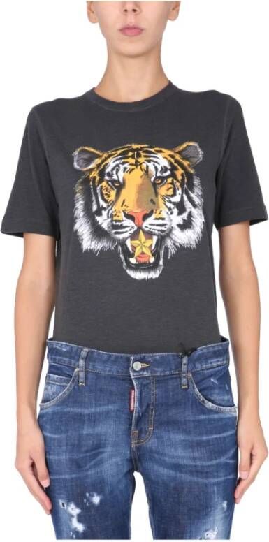 Dsquared2 T-shirts Grijs Dames
