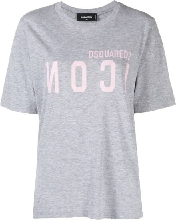 Dsquared2 T-shirts Grijs Dames