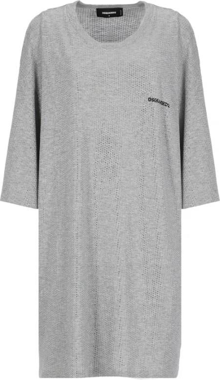 Dsquared2 T-Shirts Grijs Dames