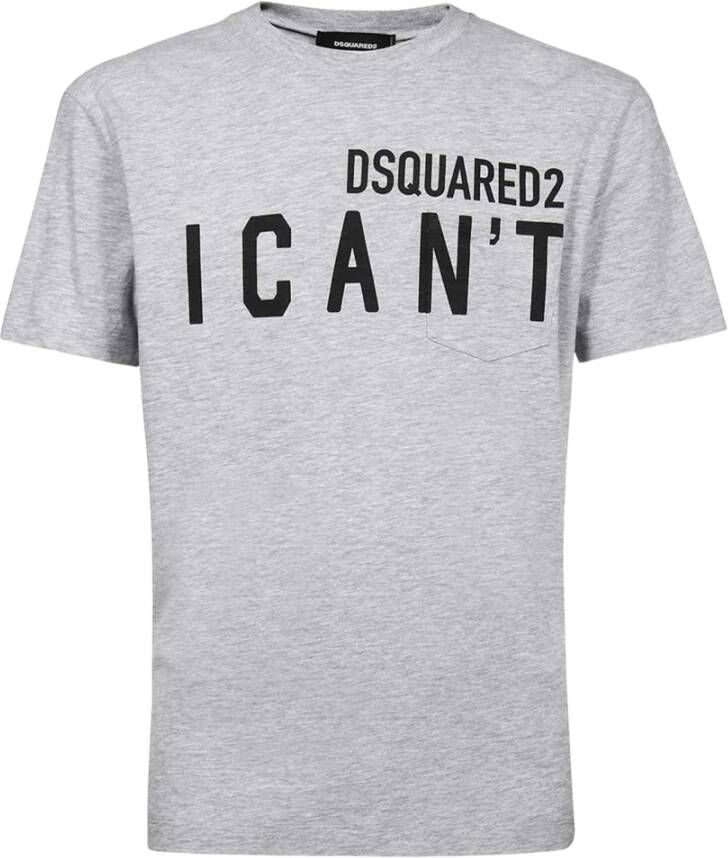 Dsquared2 Klassiek Logo T-Shirt Gray Heren