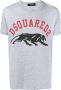 Dsquared2 Heren T-shirt in grijs met iconisch logo en comfortabele pasvorm Grijs Heren - Thumbnail 2