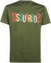Dsquared2 Klassiek Katoenen T-Shirt voor Heren Green Heren - Thumbnail 1