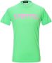 Dsquared2 Groen T-shirt Gemaakt in Italië Green Heren - Thumbnail 1