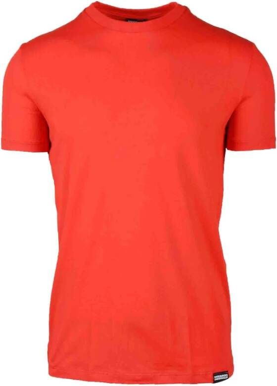 Dsquared2 T-Shirts Rood Heren